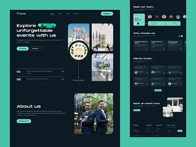Event Management Website Full Design | Modern E-commerce UI aesthetic branding clean design clean layout creative design designer choice elegant event management graphic design home page landing page minimal design popular design popular shot ui userexperience userinterface ux uxdesign web design