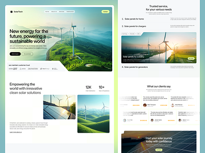 SolarTech-Solar website Design energyinnovation futureenergy solarcollective solardesign solarenergy solarlandingpage solarpanels solarpower solarsolutions solarsystem solarwebsite