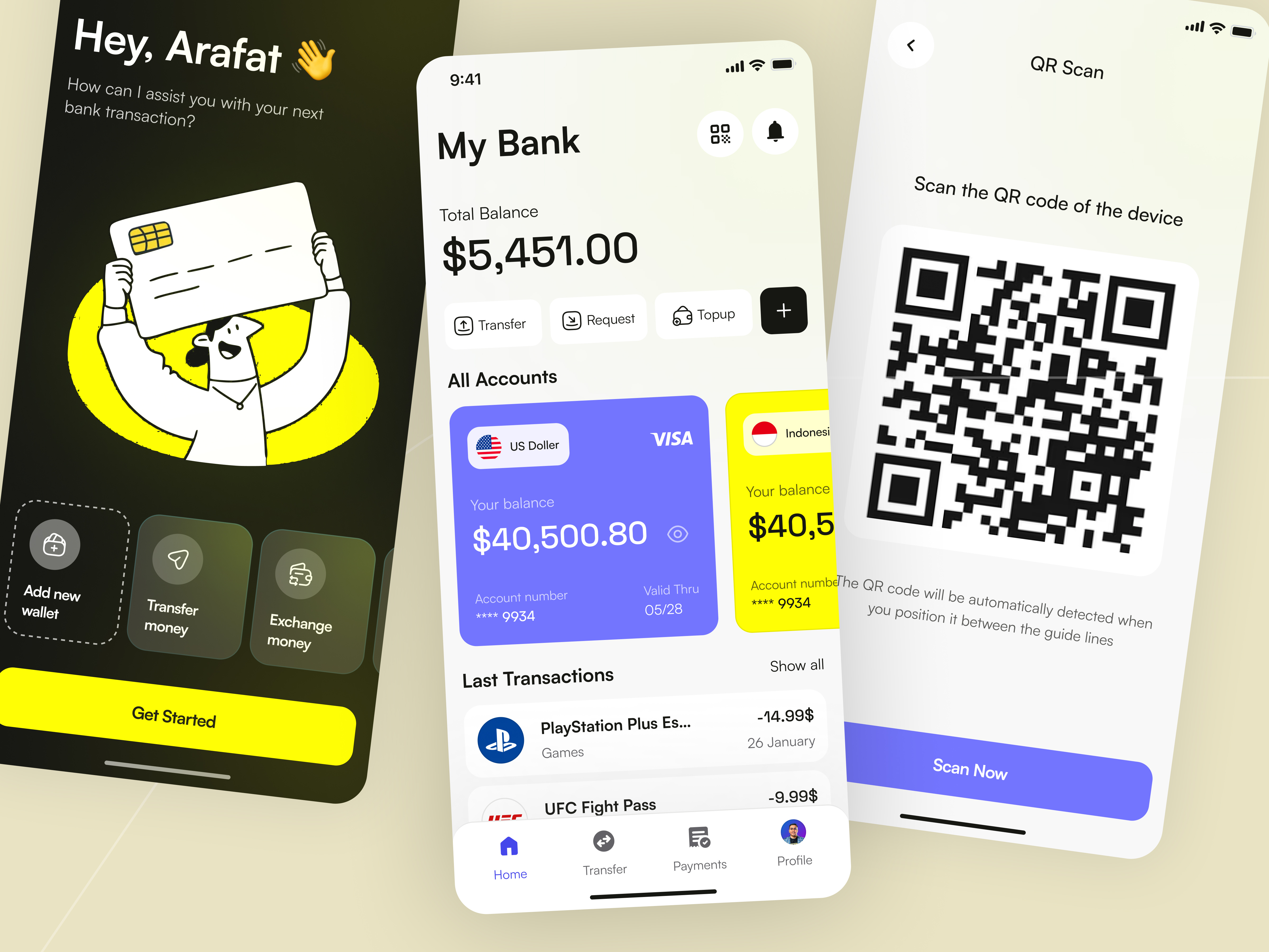 Digital Banking Mobile App Ui Design bank banking banking app figma design finance finance app fintech fintech app interface mobile mobile app design payment payment app popular send money trending ui ux wallet wallet app