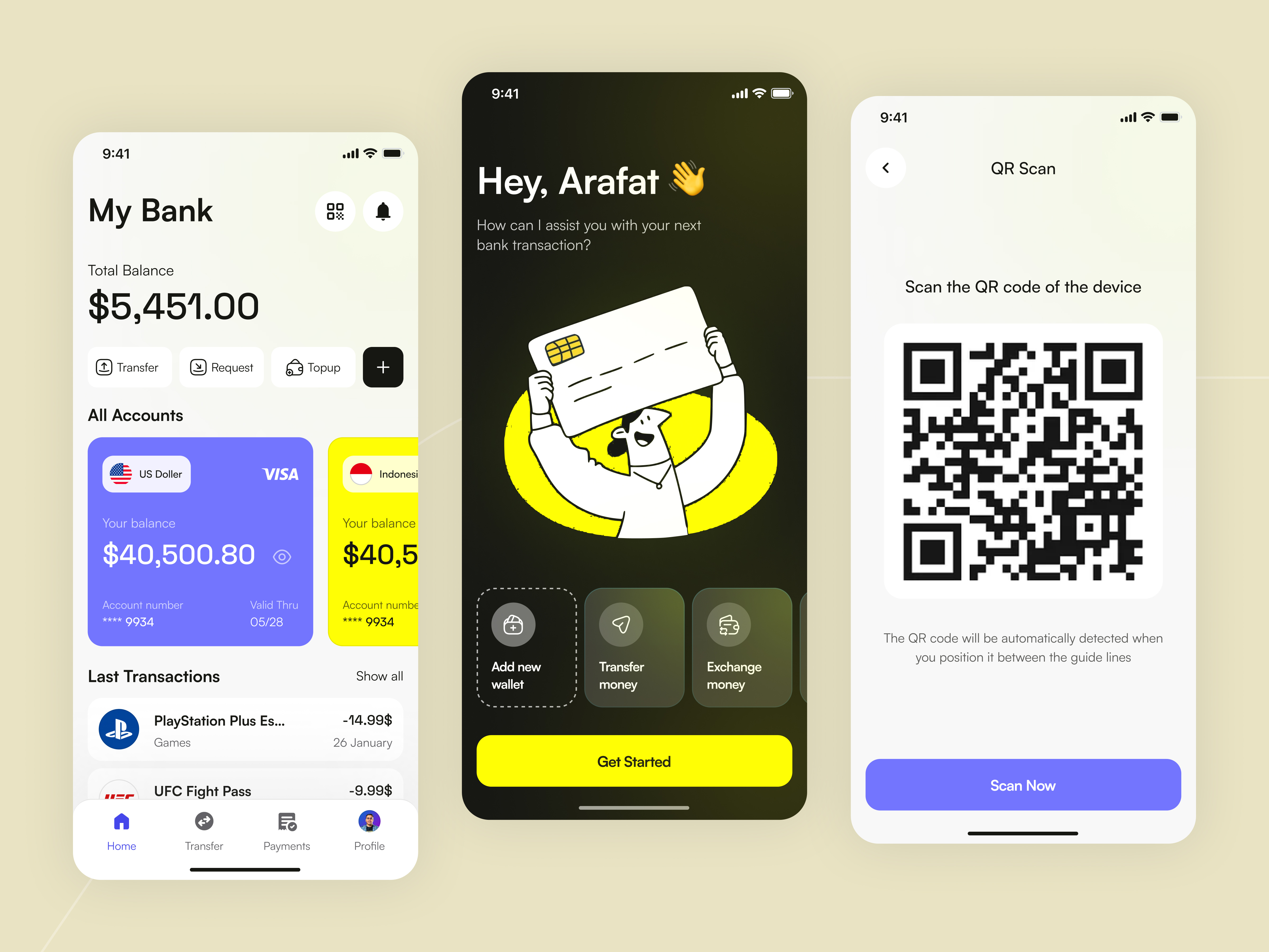 Example of Mobile App Design (I Os & Android)