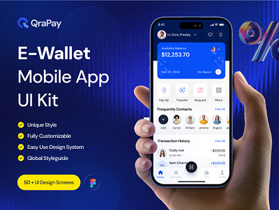E Wallet Finance App UI UX Kit app design app ui e wallet finance wallet app