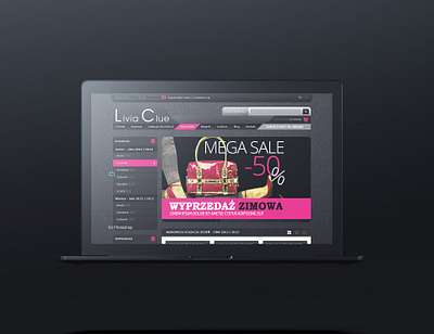 Web Design - Fashion Store design graphic design ui web
