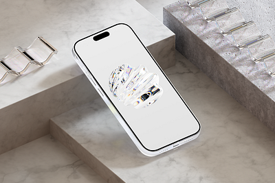 Free iPhone Glass Mockup for iphone-mockups.com app free glass iphone mockup ui
