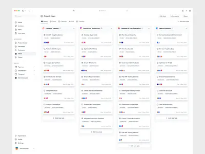Kanban Board app design app ui issues kanban product design task ui ui design ux ui website design