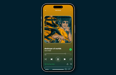 Spotify × iOS 26 — UI Redesign Challenge apple ios26 redesign spotify ui design