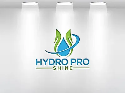 Hydro Pro Shine Logo branding business logo clean logo company logo custom logo elegant logo fresh logo illustration logo designer modern logo vector
