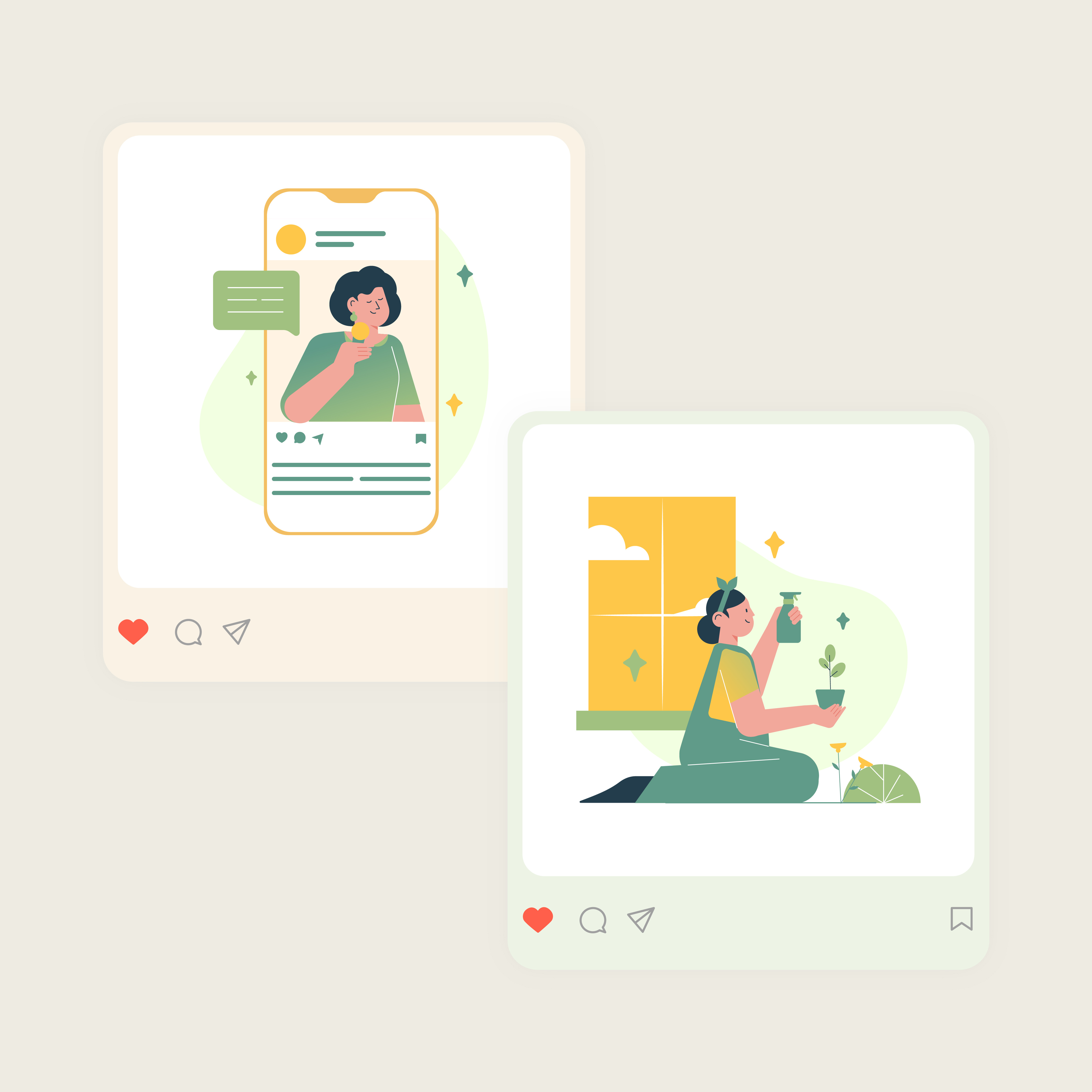 Example of Custom Web Illustration | UI/Hero/Brand