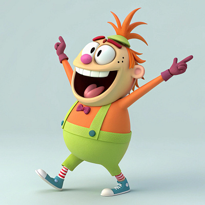"Sunny" | A Joyful 3D Character Design 3d 3d illustration 3d render art character design design illustration zbrush