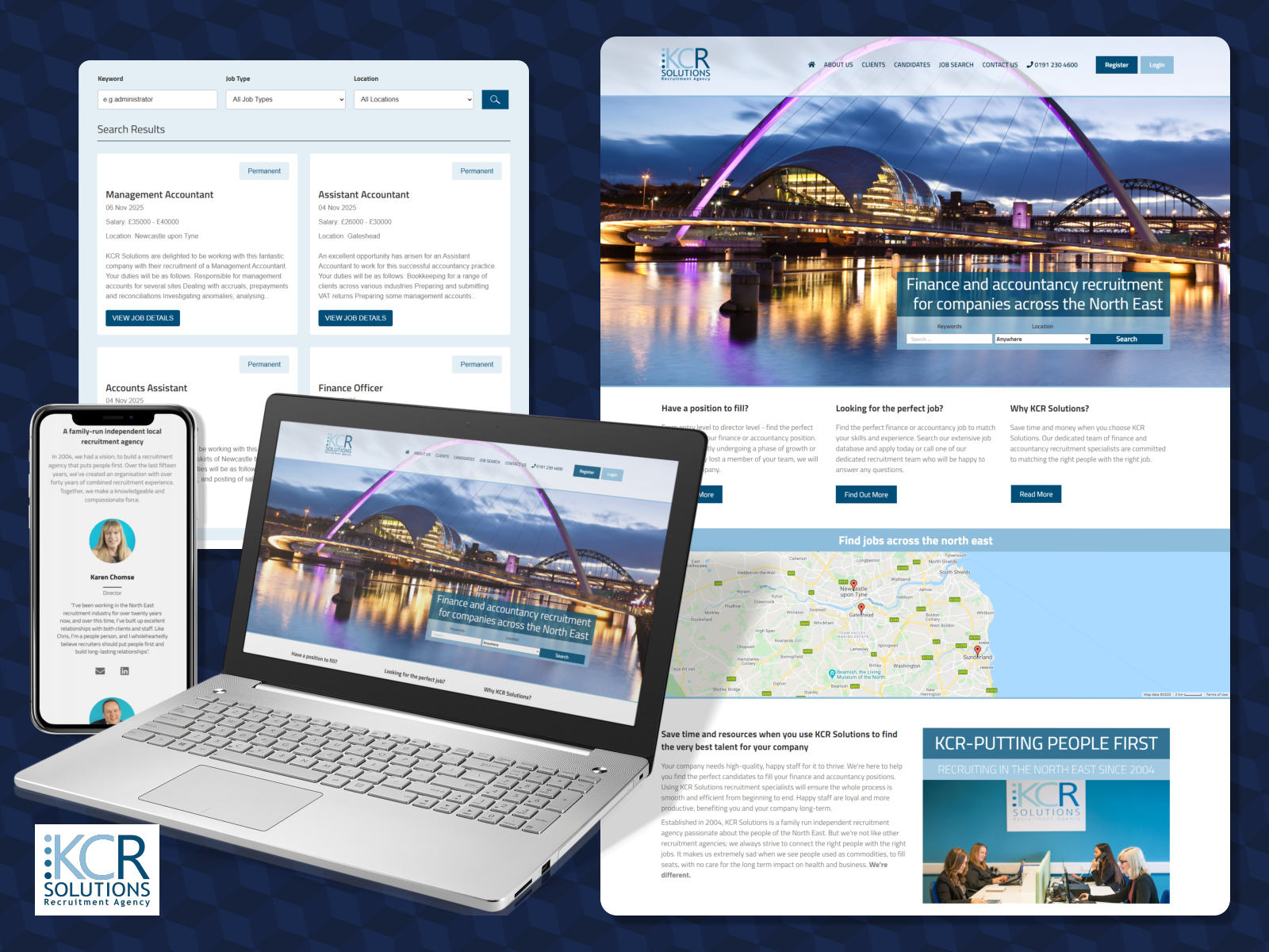 KCR Solutions graphic design web design