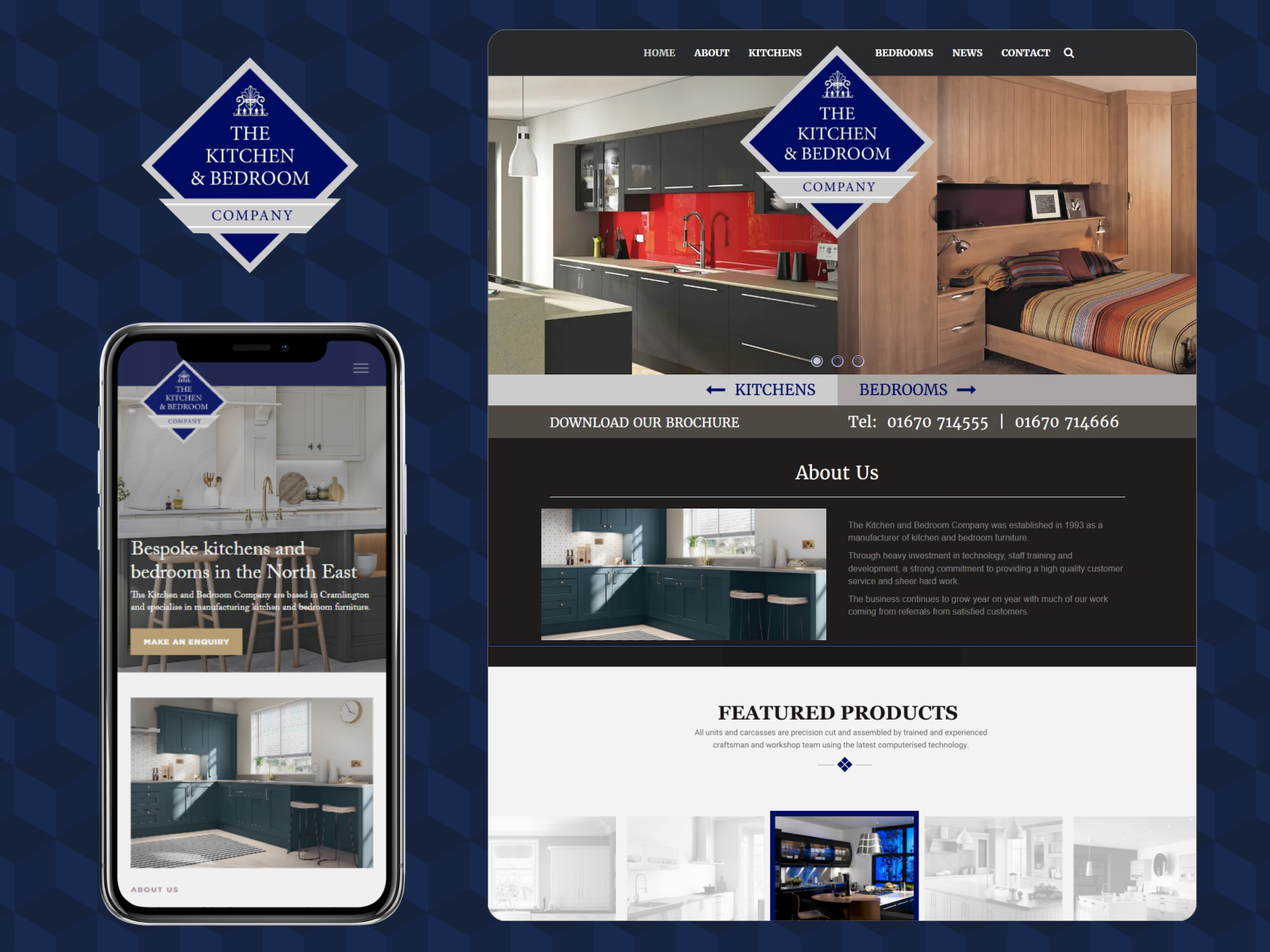 The Kitchen & Bedroom Company design graphic design ux web design