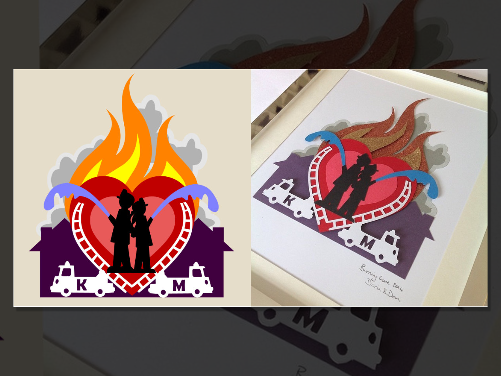 Wedding Present graphic design illustration vector