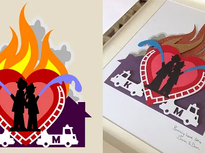 Wedding Present graphic design illustration vector