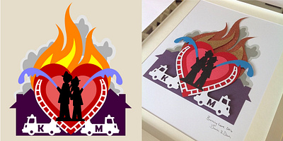 Wedding Present graphic design illustration vector