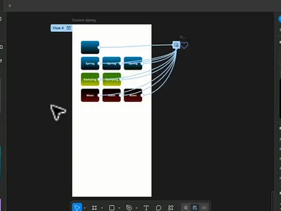 Custom Spring Animation. animation ui