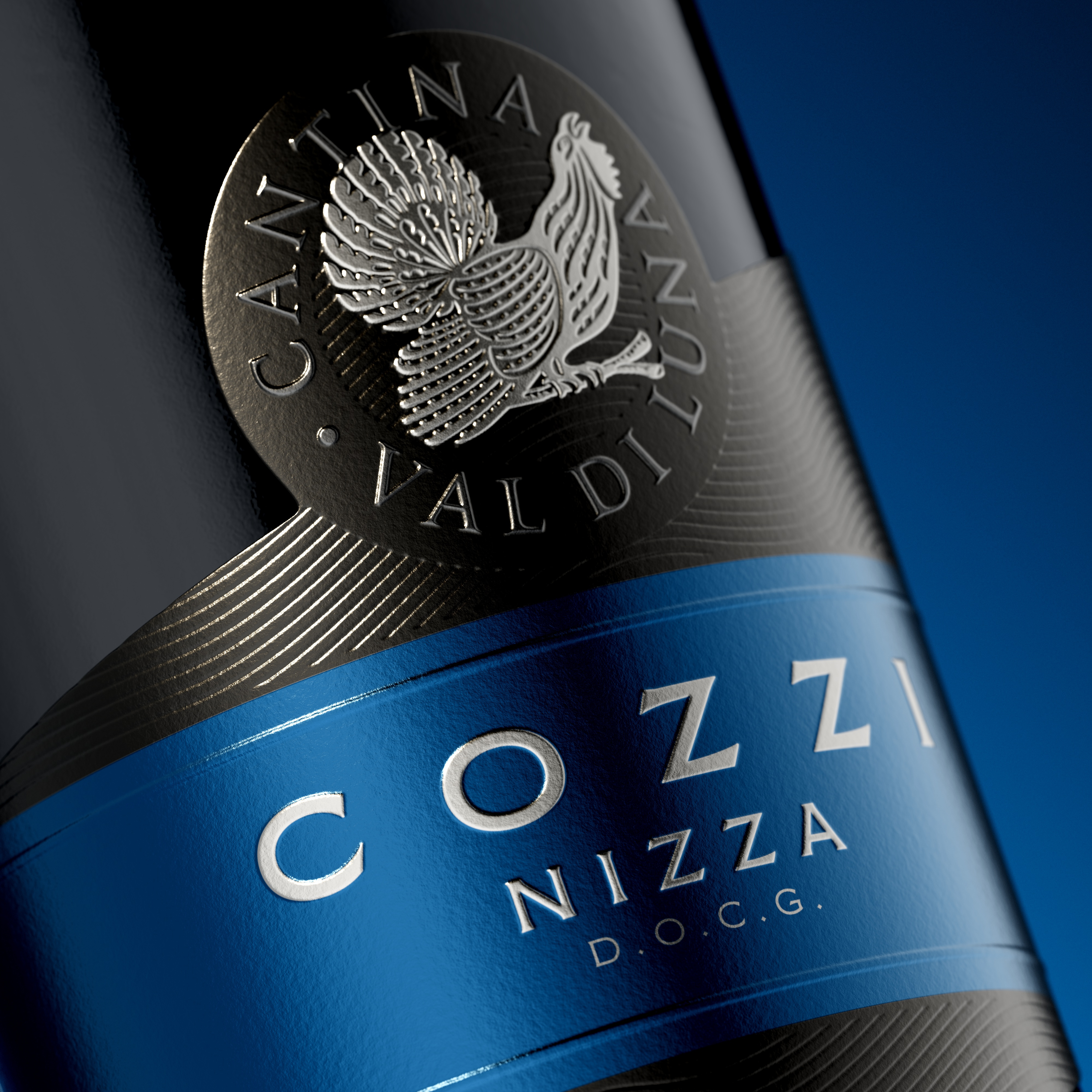 Cozzi Nizza Labelby the Labelmaker best wine label design jordan jelev strategic branding the labelmaker wine branding wine label design wine packaging