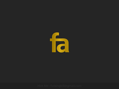 FA | Logo 3d adobe artwork brand identity branding design fa logo graphic design logo logo design logo letter logos monogram typography ui ux vector visual design visual identity web design