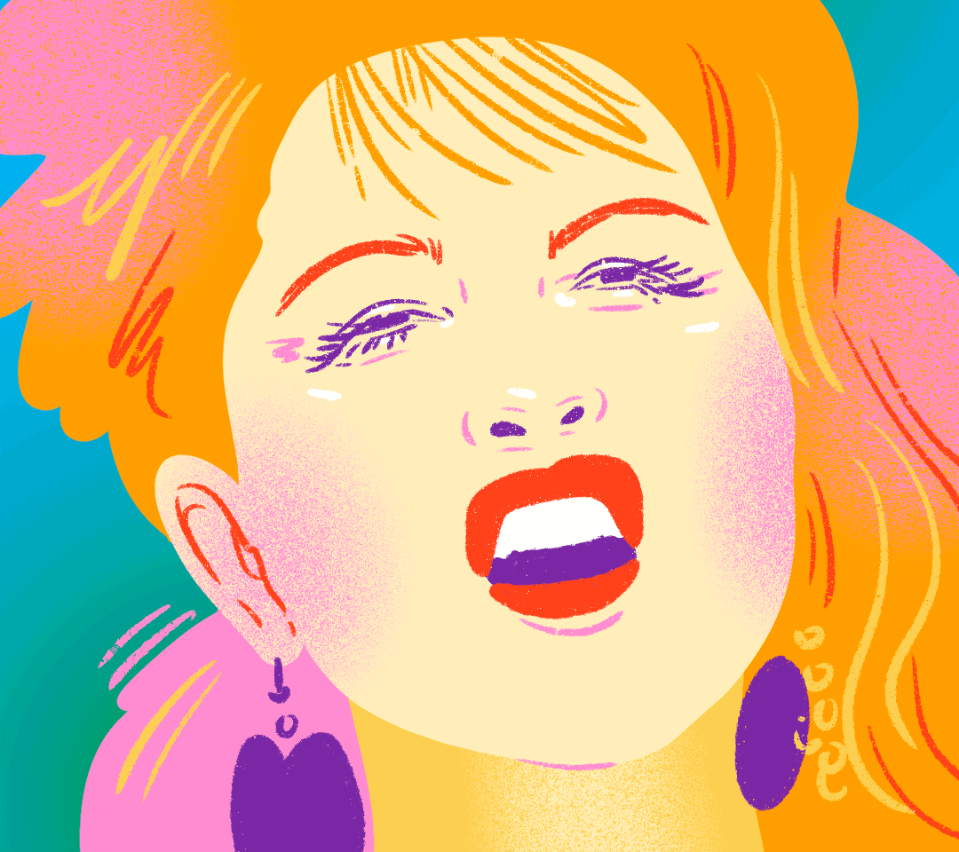 Cyndi Lauper animation cyndi lauper drawing frame for frame girls just want to have fun illustration jordan kay mtv rotoscope texture