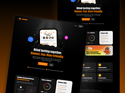 Blind Test Website & Dashboard UI UX Design figma ui ux website