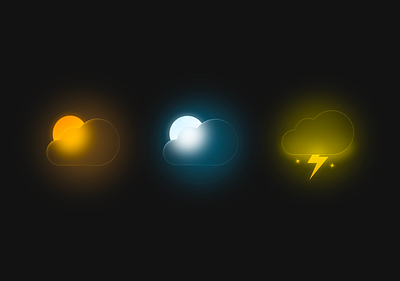 Weather LiquidGlass Icons apps design iconapp icons liquidglass sketch sketchbeta ui uidesign userinterface