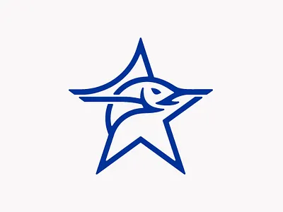 Marlin Star Logo branding company brand logo company branding design graphic design logo modern vector