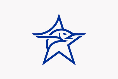 Marlin Star Logo branding company brand logo company branding design graphic design logo modern vector