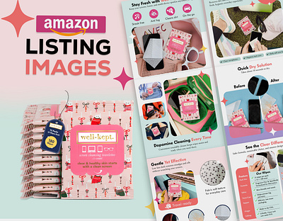 Amazon Listing Images – Screen Cleansing Towelettes a content amazon creatives amazon visuals brand design branding creative direction design e commerce design listing images product lifestyles