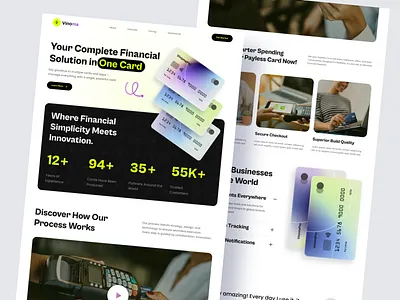 Vinoma- Payment Landing page clean ui convertor currency header hero landing page landing ui menu money trasfer payment payment gateway product design typography ui ui ux user experience ux web web development website
