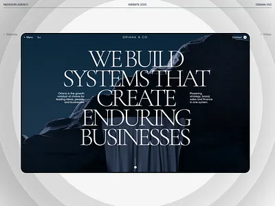 Full-Cycle Website Design & Development — Oriana V02 animation logo motion graphics ui