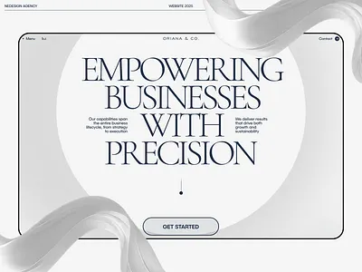 Full-Cycle Website Design & Development — Oriana V02 animation graphic design motion graphics ui