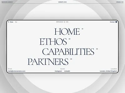 Full-Cycle Website Design & Development — Oriana V02 animation logo motion graphics ui