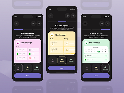 project management trend mobile ui design app app design application application ui apps design dsshboard ios management mobile mobile app mobile app design project management saas task list task management task manager ui uiux ux