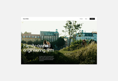 Scandinavian Engineering Company Website Design 4 column grid editorial engineering helvetica helvetica neue minimalism scandinavian webdesign wide layout