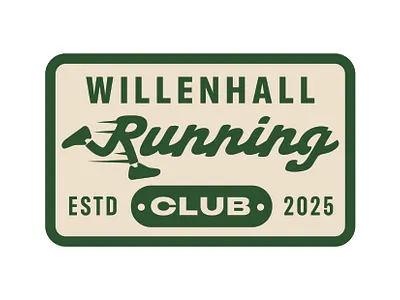 Willenhall Running Club Idea 4 art artist badge branding creative design graphic design graphic designer identity illustration lockup logo logo design mascot run runner running type typography