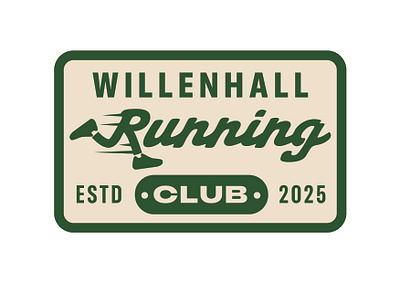 Willenhall Running Club Idea 4 art artist badge branding creative design graphic design graphic designer identity illustration lockup logo logo design mascot run runner running type typography
