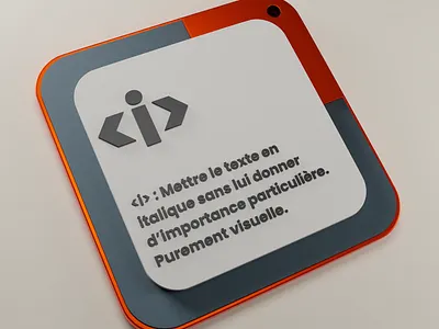 HTML | Balise I balise code html italic italique programmation programmer tuto tutorial youtube