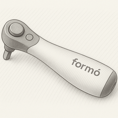 Formo Socket Driver · Design Language Exploration appleinspired conceptdesign design designlanguage handtool illustration industrialdesign minimaldesign