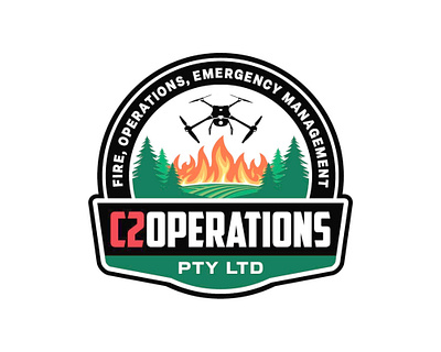 C2Oparation Logo concept branding custom logo graphics design logo logo creator logo maker mascot logo retro logo versatile