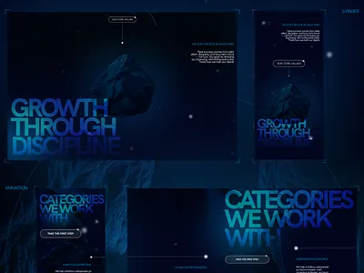 Full-Cycle Website Design & Development — Unaverage Partners animation motion graphics ui