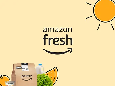 Amazon Fresh Dynamic Weather Ads advertising animation branding web design