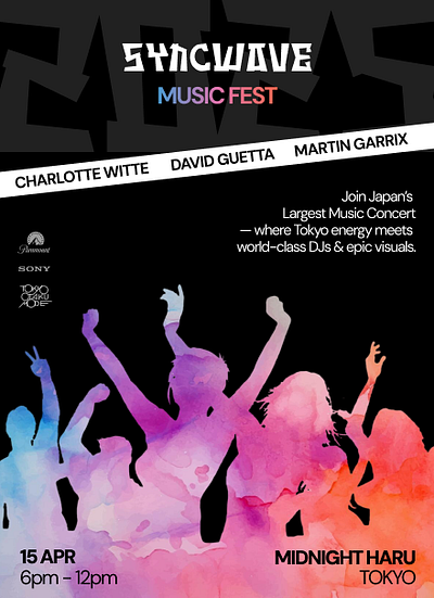 Poster Design dj graphic design inspiration music poster