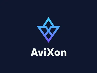 AviXon_AVX_techlogo avxlogo brandiderntity branding brandmark companylogo design graphic design illustrator logo techlogo