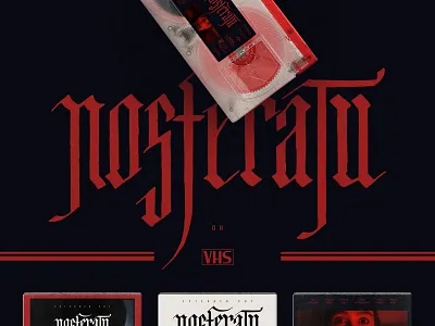 Mocktober Topic Reveal — NOSFERATU mocktober print design vhs