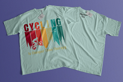 Cycling T-shirt Design cycling t shirt design graphic design hiking t shirt design illustration t shirt design tshirt design typography typography design