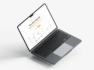 Talenta - Hero Landing Page clean dashboard hatypo hero hr management human landing page resource saas section taufiq
