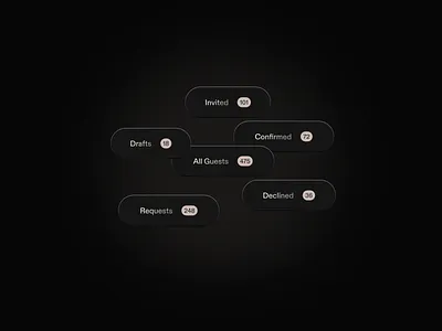 Rumor art direction brand identity creative studio dark mode design system events platform fashion tech interaction design luxury branding membership platform minimal design modern ui motion design nightlife product design saas ui design ux design web app web design
