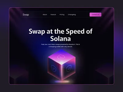 Swap Website Design crypto crypto blockchain website crypto exchange website crypto website figma website design new trends website solana crypto website swap crypto uixdesignlab web design website ui