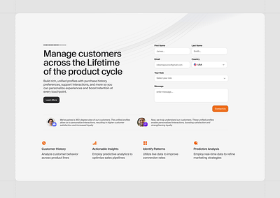 Contact Us Section ai app clean contact design forms interface minimal product saas settings simple ui ui design ux ux design web web design website