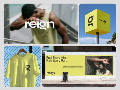 Reign - Fitness - Wellness - Running - Sports Logo Branding app logo bitcoin logo branding brand book brand guidelines brand identity branding crypto logo branding design logo minimal logo modern logo modern mark running logo branding sports logo branding sprint logo branding wellness logo branding wordmark