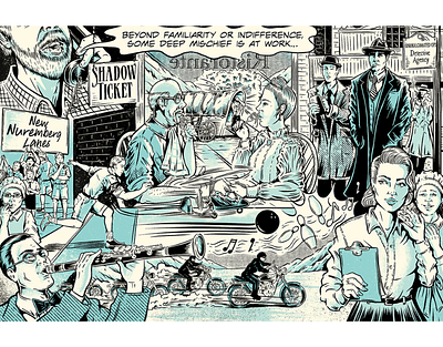 Shadow Worlds X Cat Sims cat sims comic editorial literature noir people