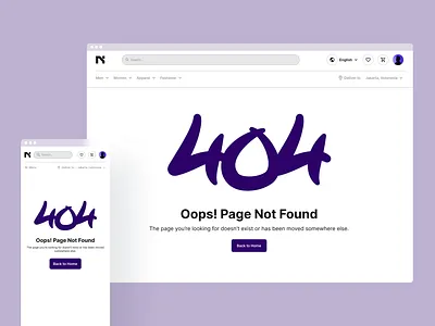 Daily UI #008 - 404 Error Page (Light & Dark Mode) 404 404 error 404 error page dailyui dark mode design light mode ui ui design web design